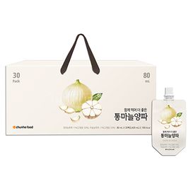 [ChunhoNcare] Garlic & Onion Extract Liquid Juice Premium 80ml x 30Sticks-Made in Korea